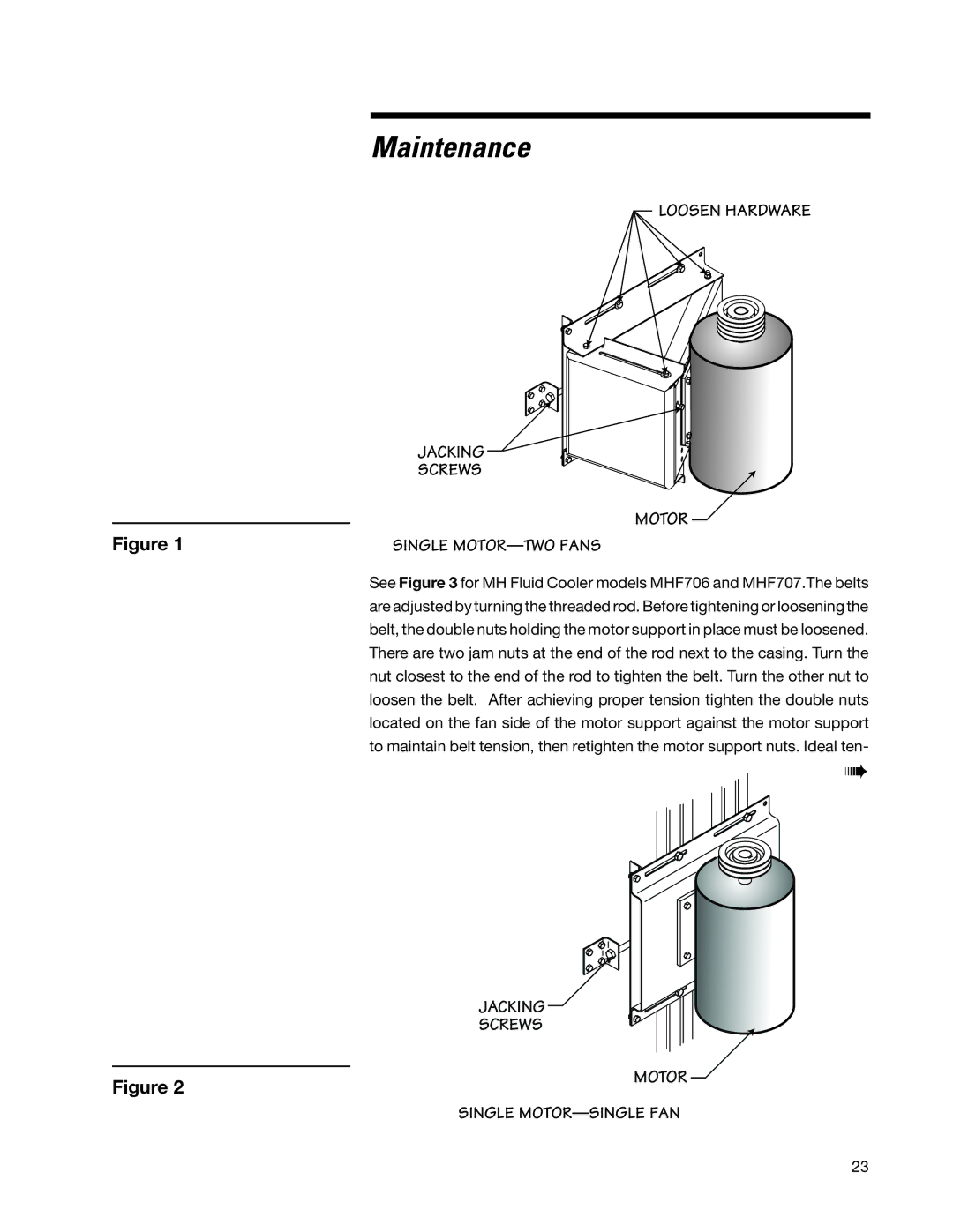 SPX Cooling Technologies Marley MH Fluid Cooler user manual #+ #2%73 2$7!2% 