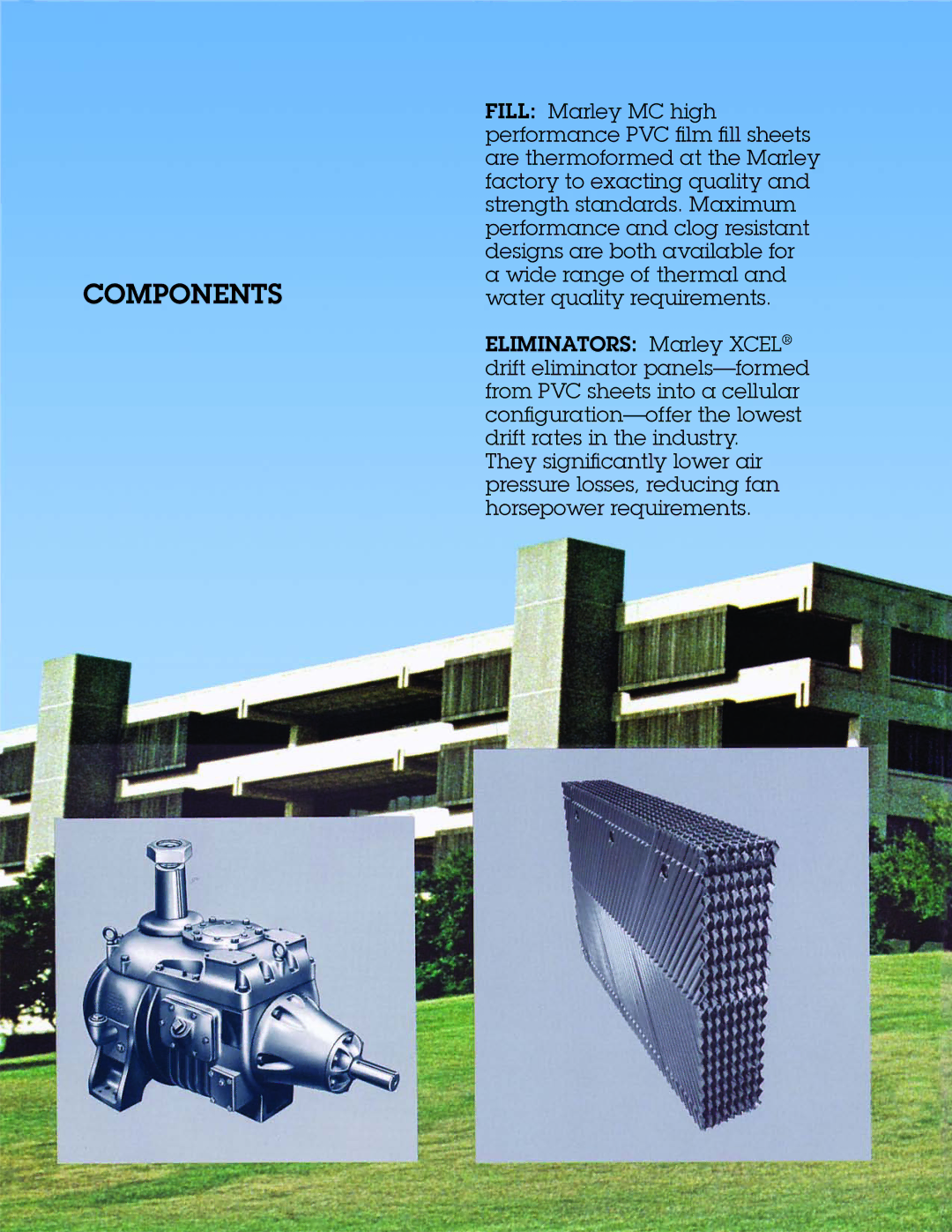 SPX Cooling Technologies Marley MS manual Components 