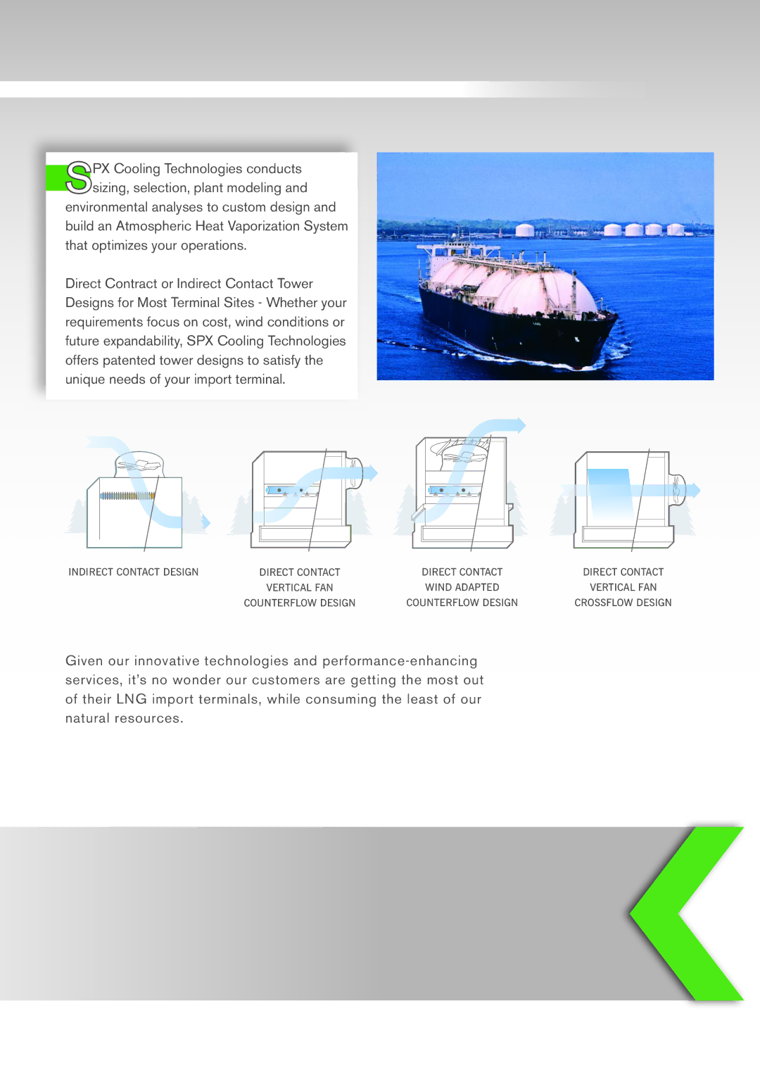 SPX Cooling Technologies SPXM-08 manual Indirect Contact Design 