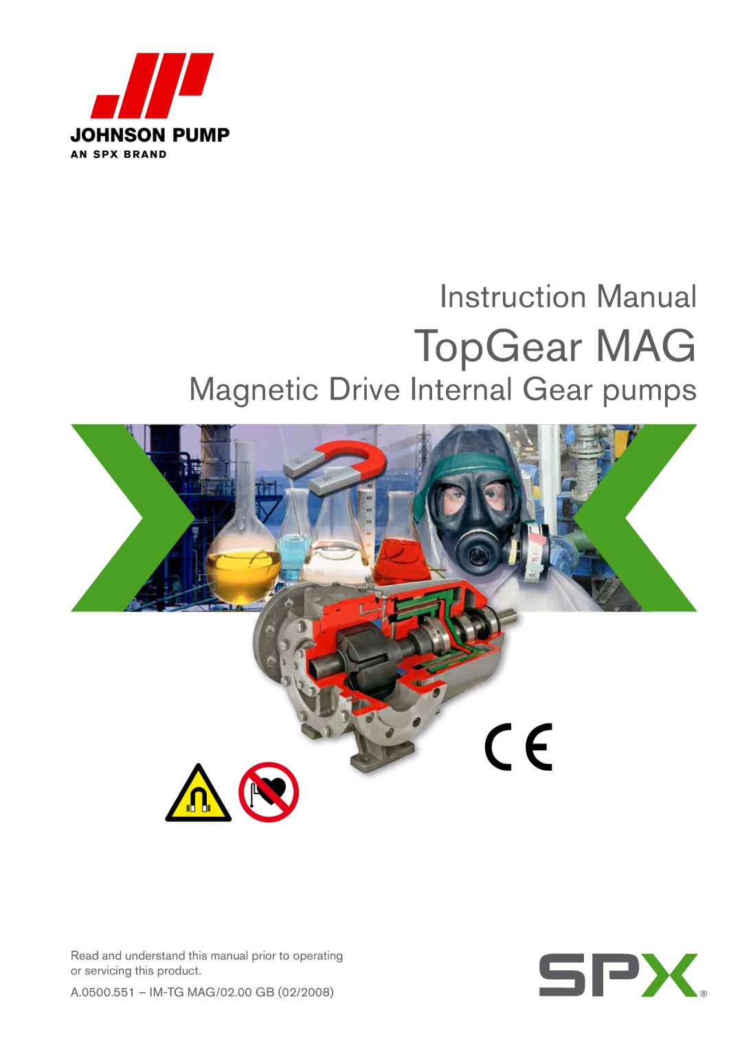 SPX Cooling Technologies TG MAG15-50, TG MAG185-125, TG MAG58-80, TG MAG23-65, TG MAG86-100 instruction manual TopGear MAG 