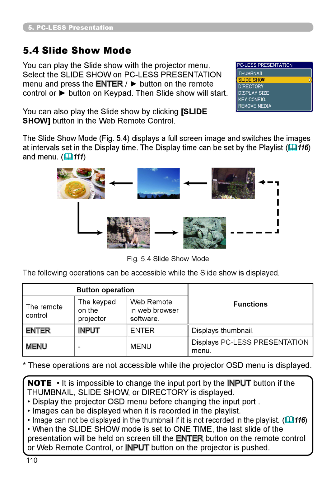 SRS Labs 8953H user manual Slide Show Mode 