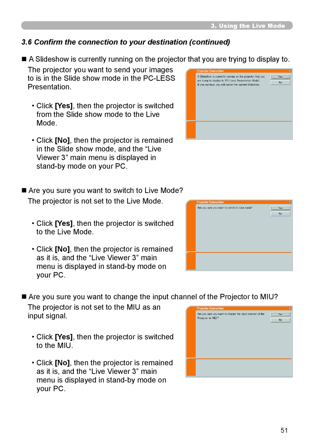 SRS Labs 8953H user manual Confirm the connection to your destination 