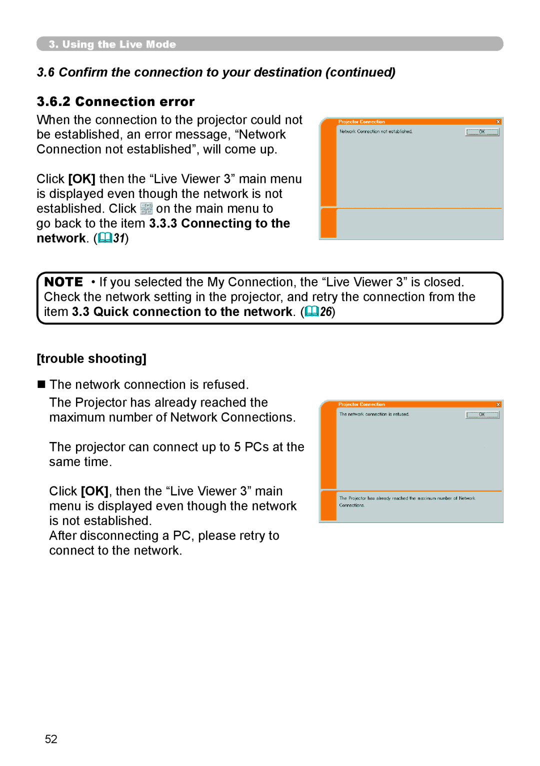 SRS Labs 8953H user manual Connection error 