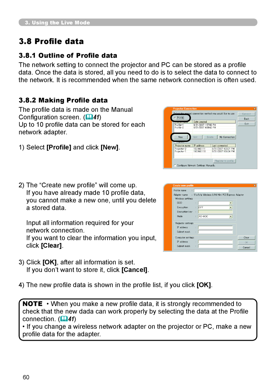 SRS Labs 8953H user manual Outline of Profile data, Making Profile data 