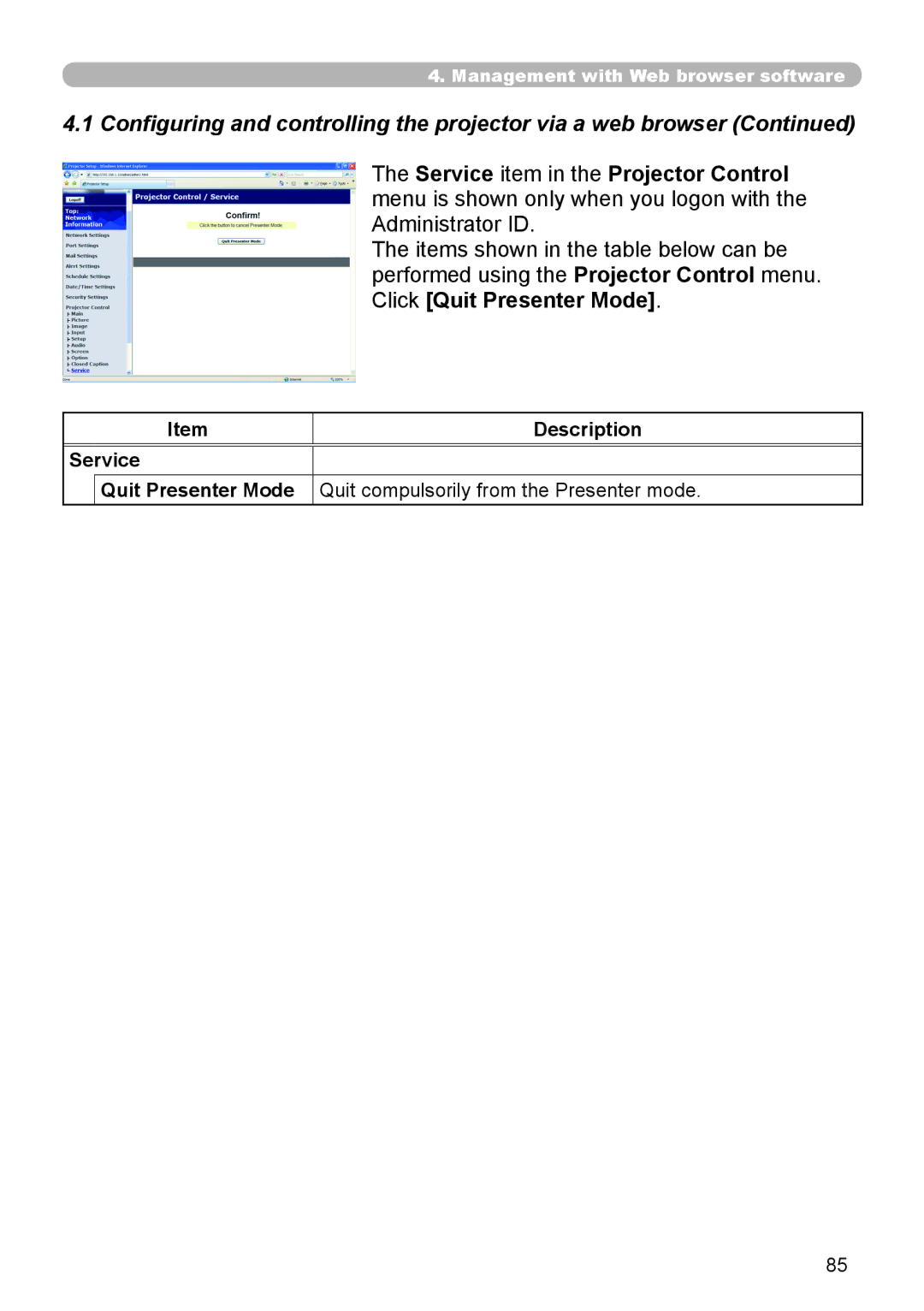 SRS Labs 8953H user manual Service 