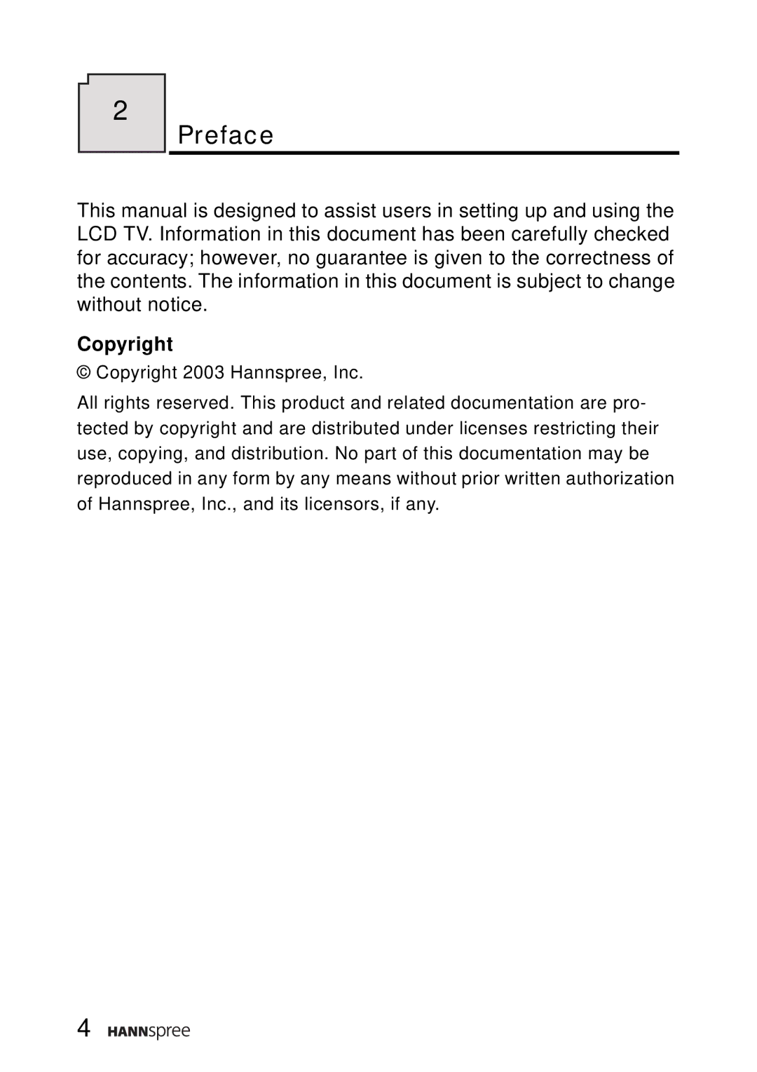 SRS Labs WT01-15A1 manual Preface, Copyright 