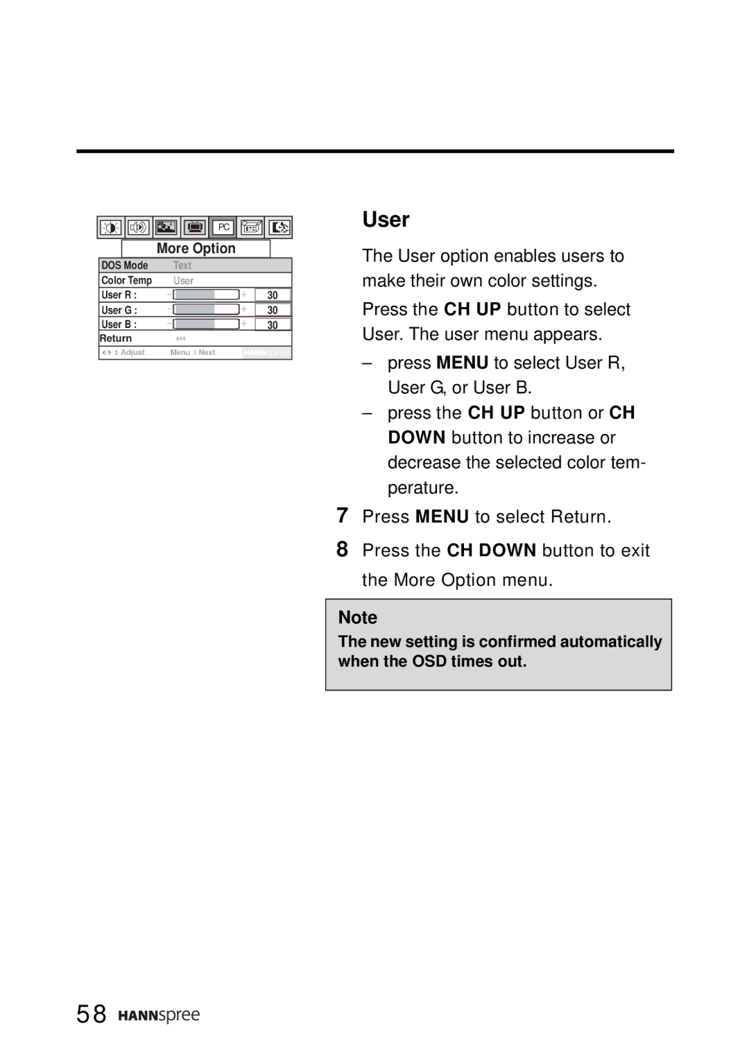 SRS Labs WT01-15A1 manual User 