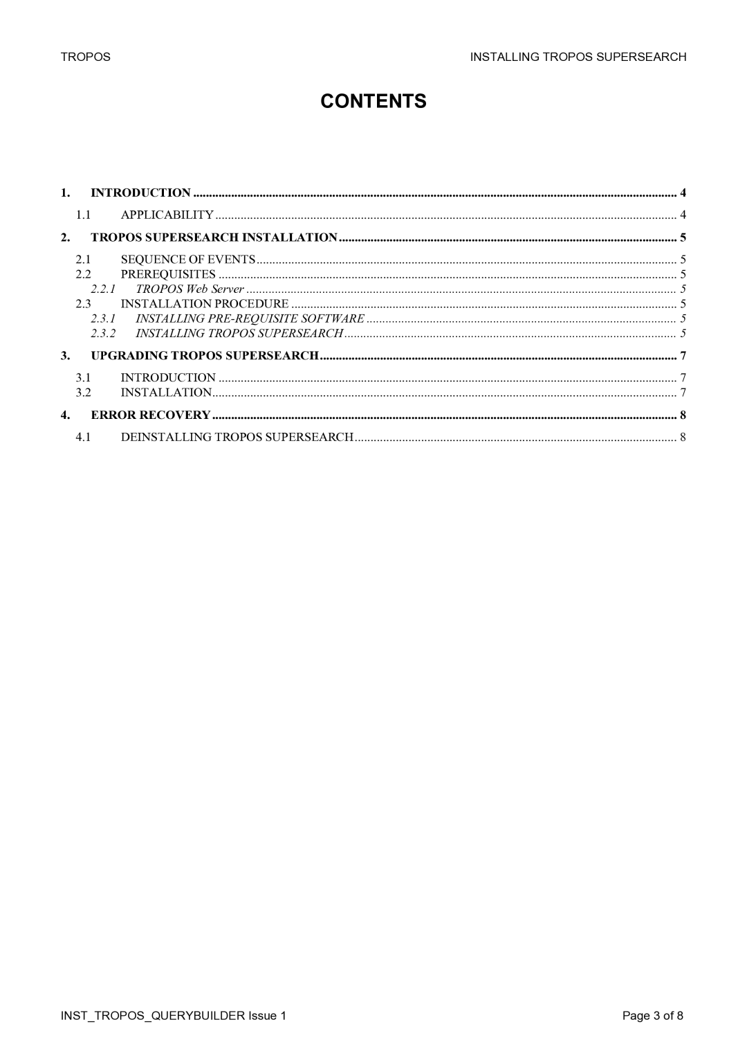 SSI America 2.4.0.000 manual Contents 