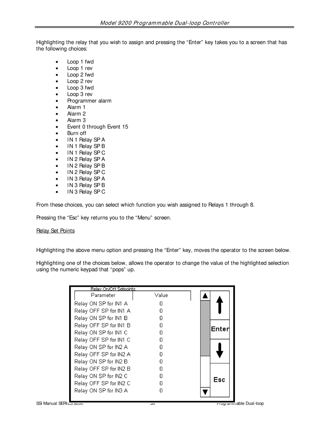 SSI America user manual Model 9200 Programmable Dual-loop Controller 