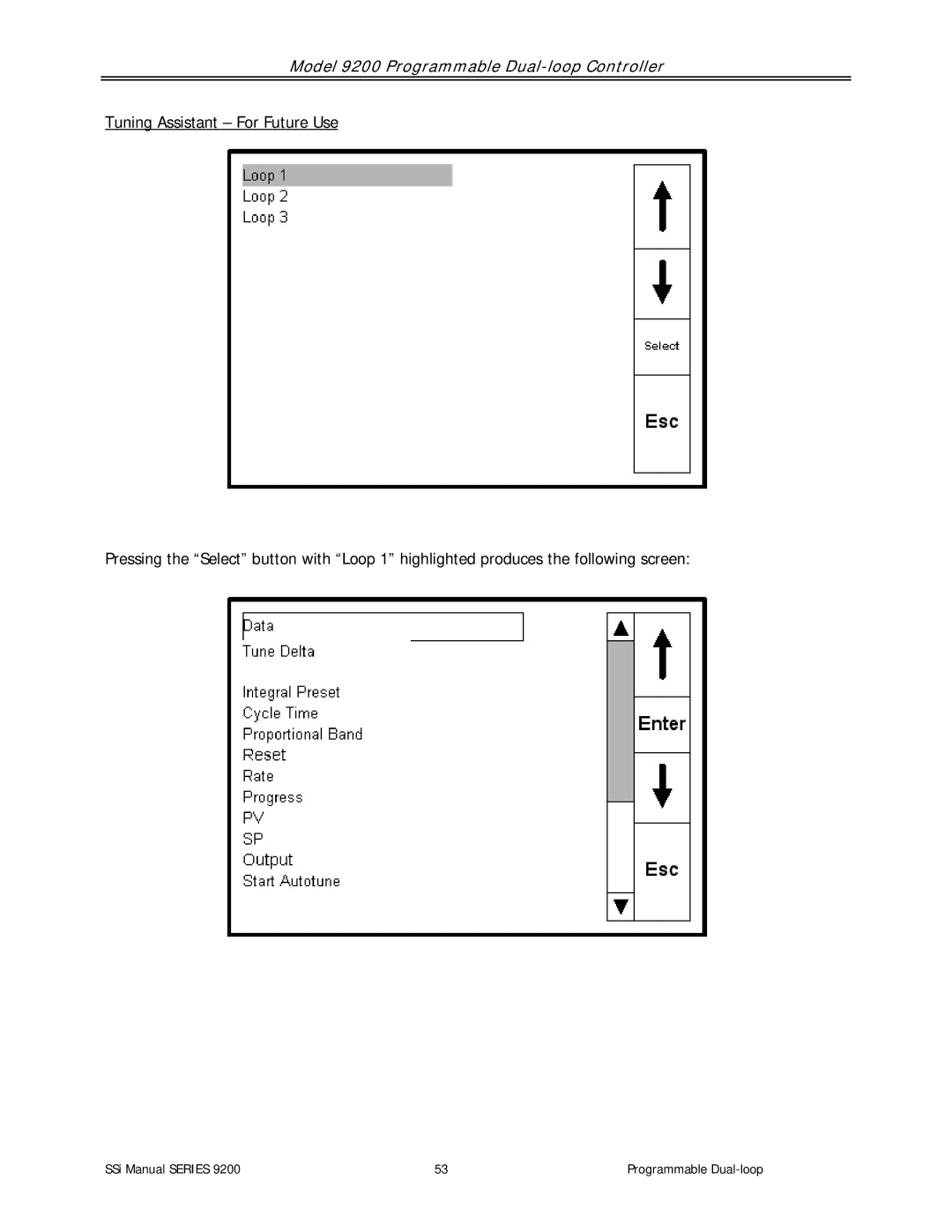 SSI America user manual Model 9200 Programmable Dual-loop Controller 