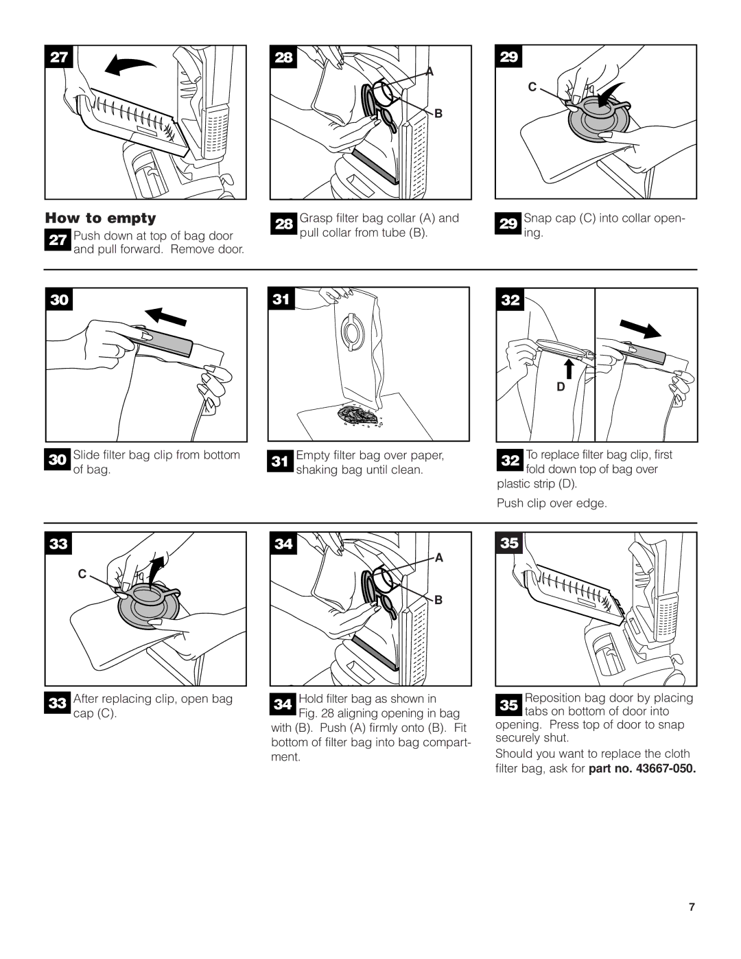 SSS AF9 manual How to empty 