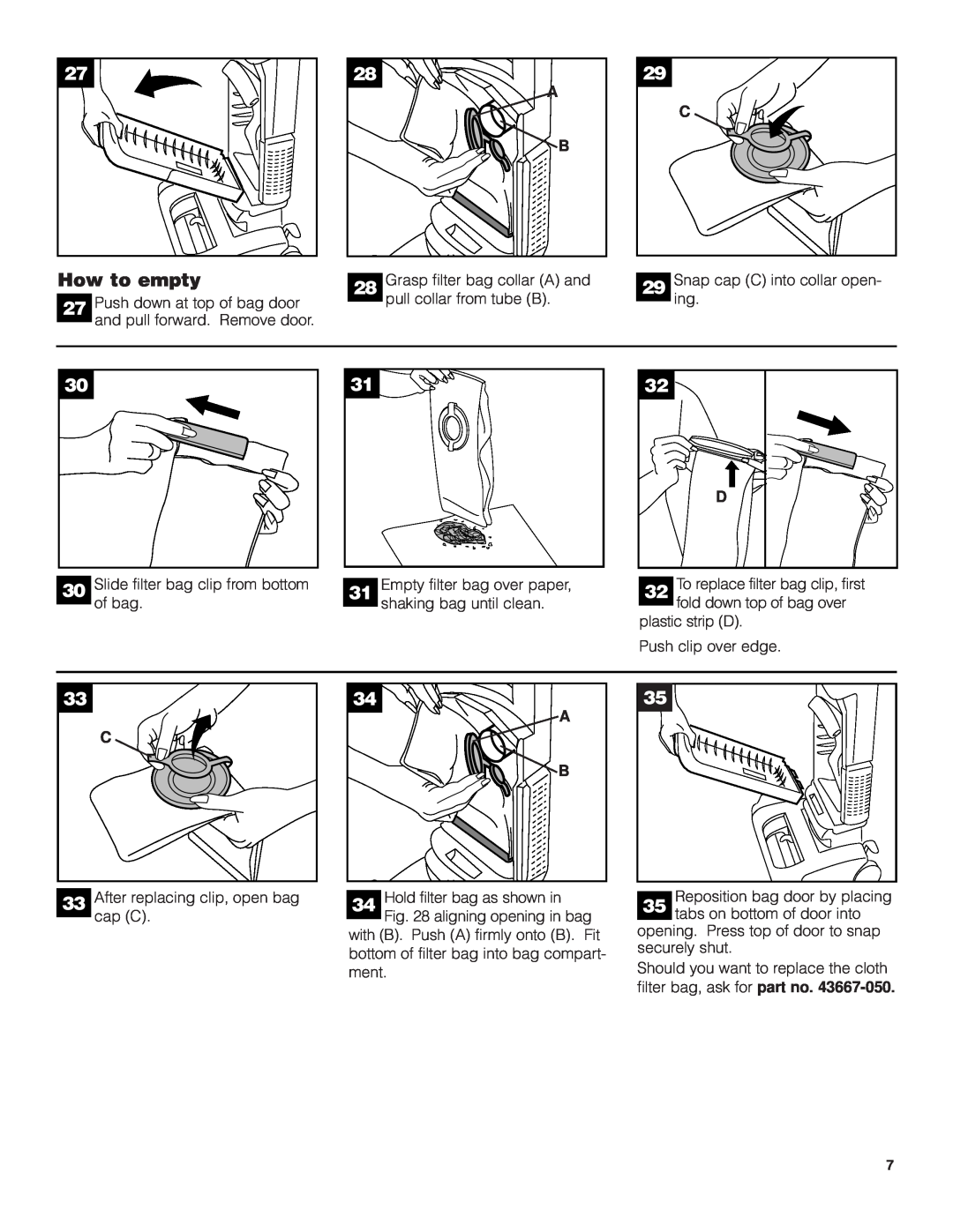 SSS AF9 manual How to empty 