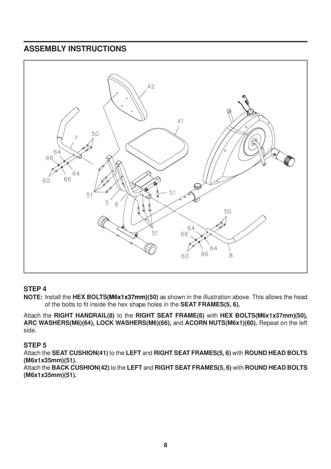 Stamina Products 1350 owner manual Assembly Instructions 