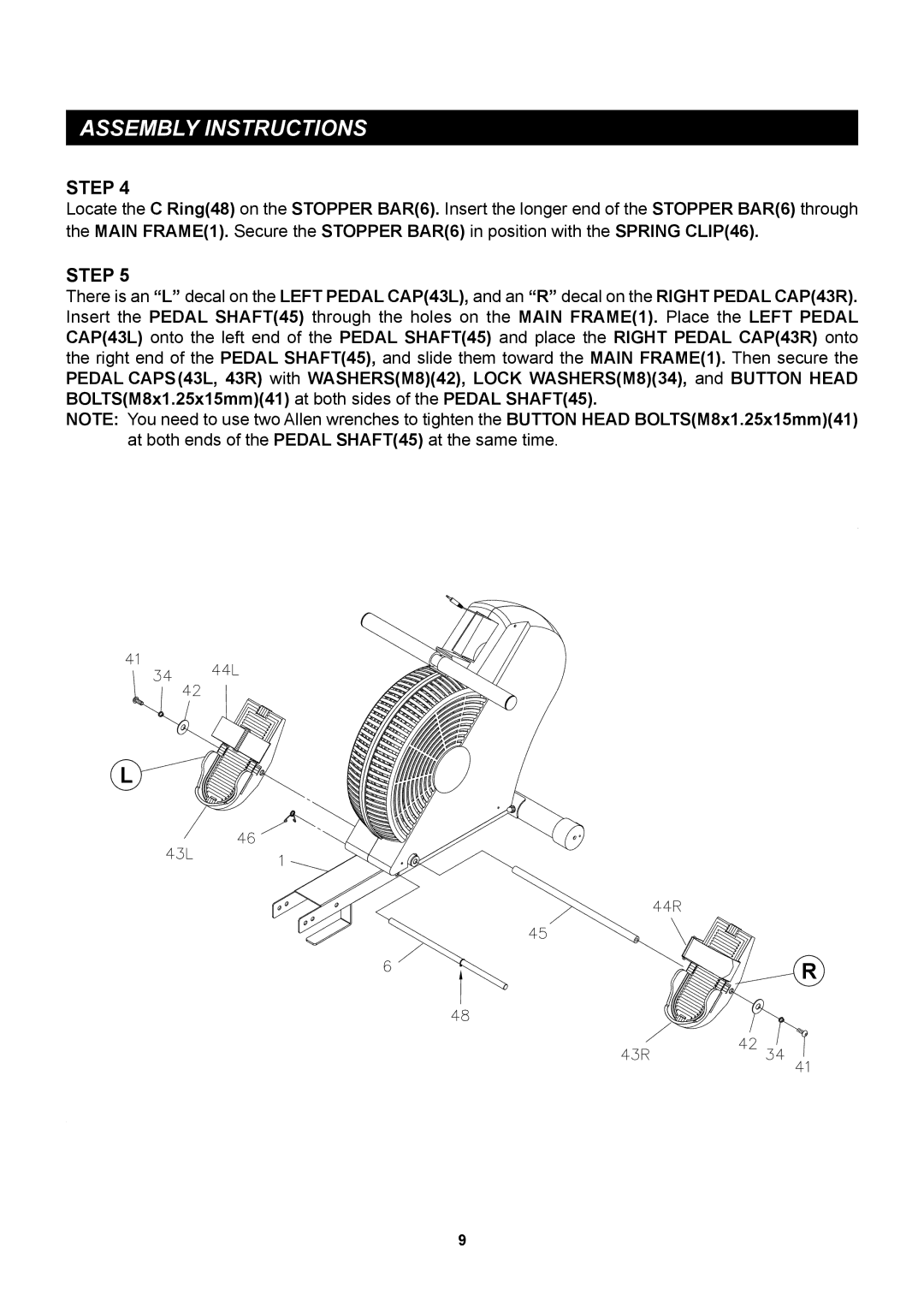 Stamina Products 35-1399 owner manual Assembly Instructions 