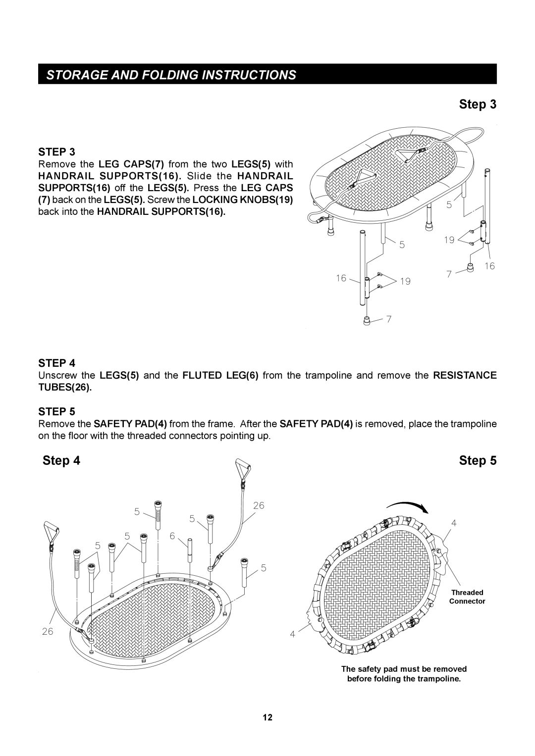 Stamina Products 35-1699 owner manual Step 