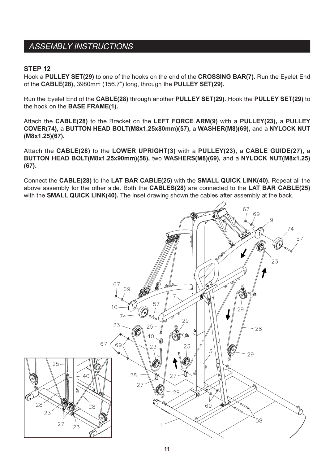 Stamina Products 50-0220 owner manual Assembly Instructions 