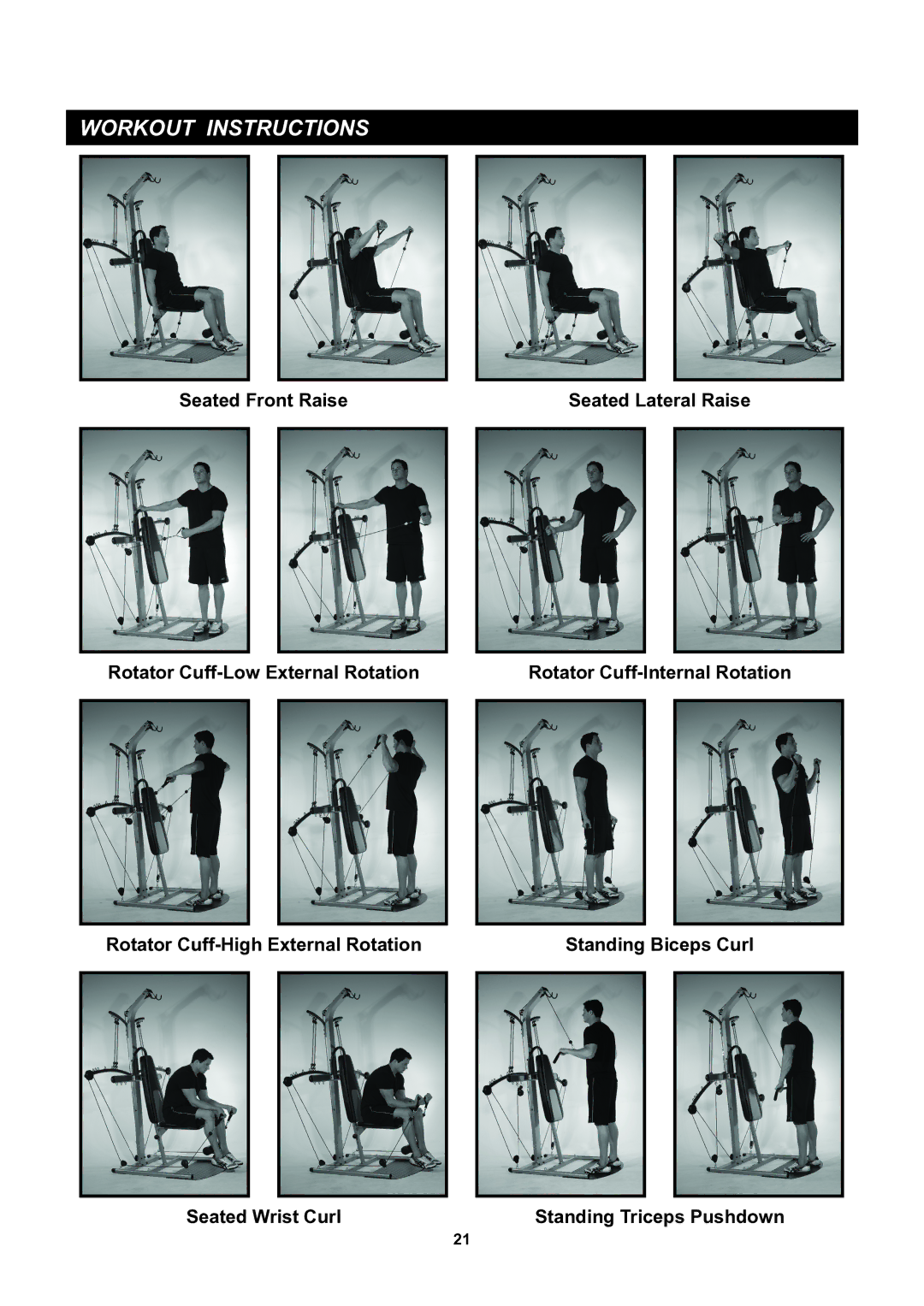 Stamina Products 50-0220 owner manual Standing Triceps Pushdown 