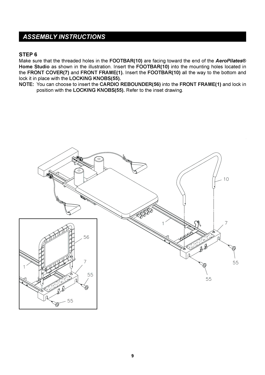 Stamina Products 55-5516 owner manual Assembly Instructions 