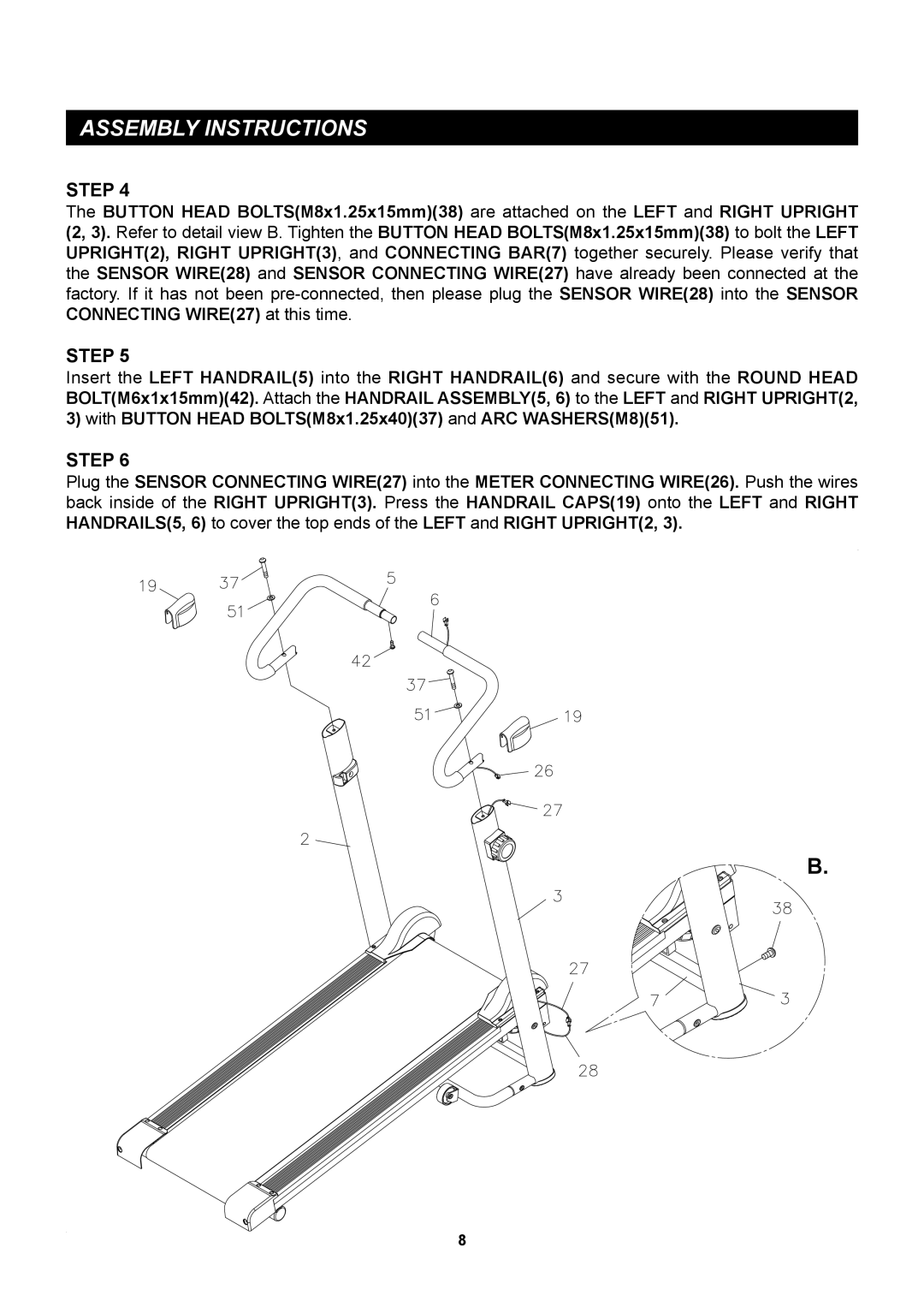 Stamina Products A450-255 owner manual Assembly Instructions 