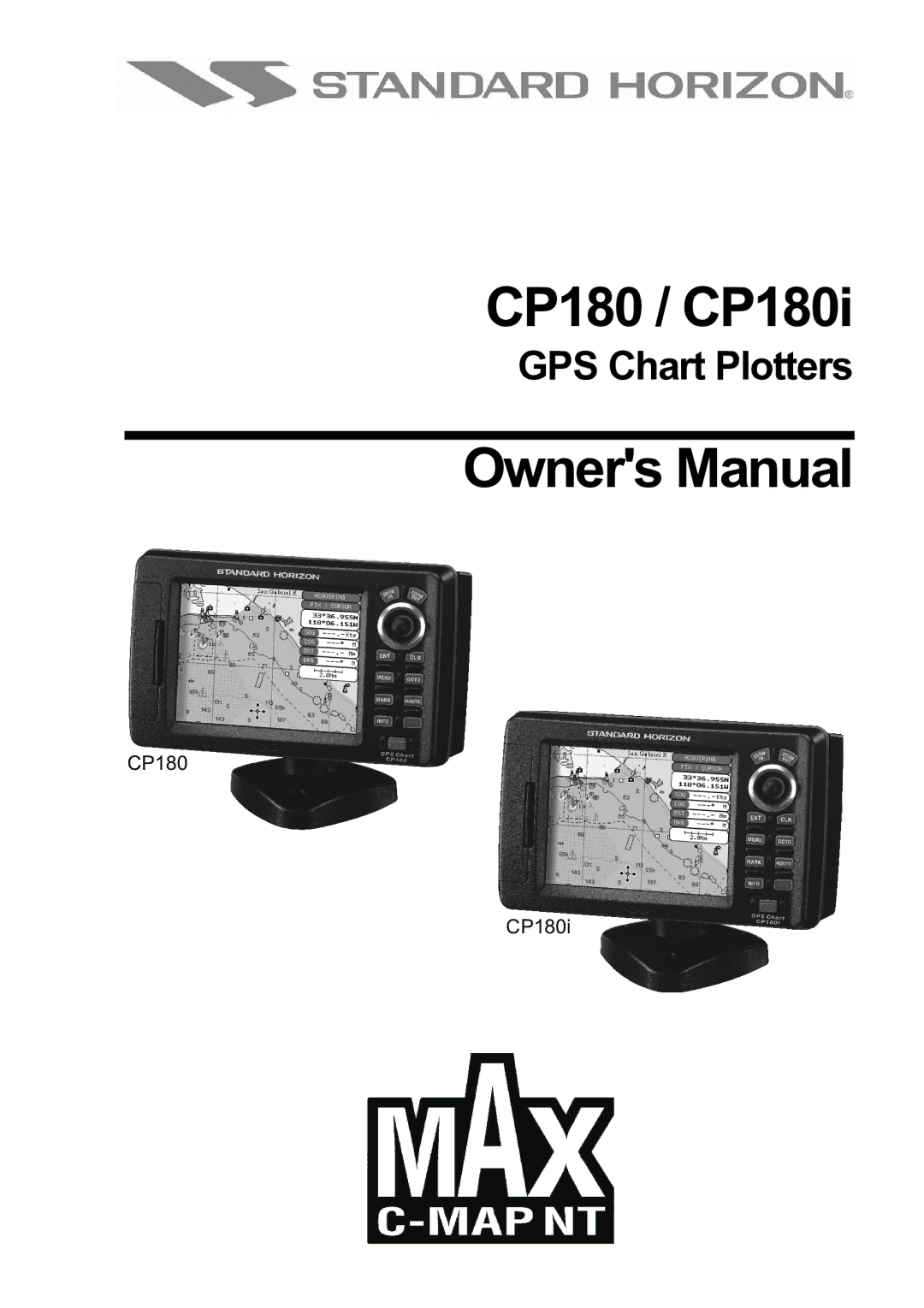 Standard Horizon CP180I owner manual CP180 / CP180i 