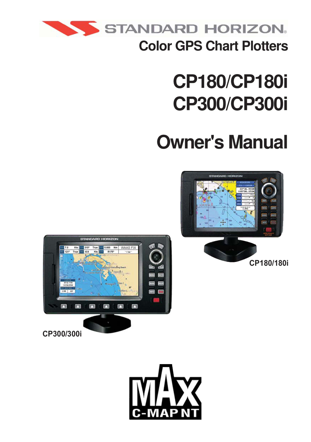 Standard Horizon owner manual CP180/CP180i CP300/CP300i 