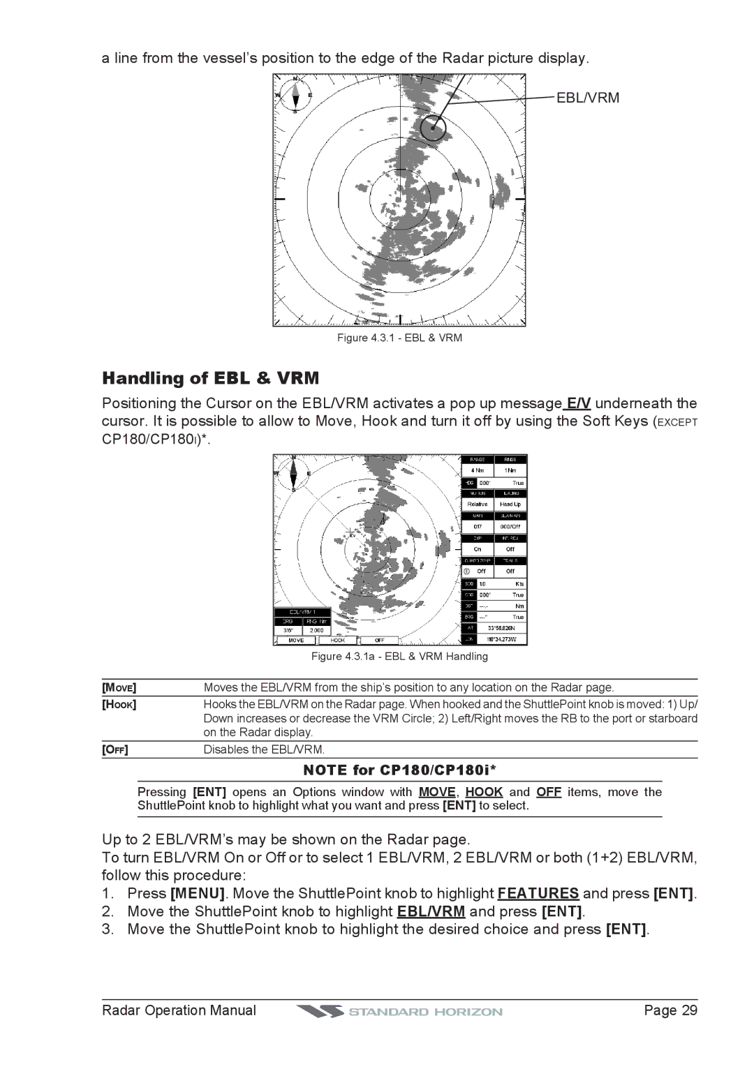 Standard Horizon CP500, CPV550, CP180I, CP300 operation manual Handling of EBL & VRM, Hook 