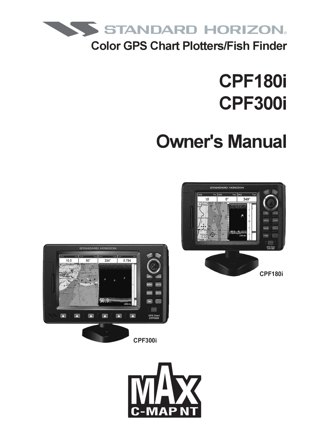 Standard Horizon CPF300I, CPF180I owner manual CPF180i CPF300i 