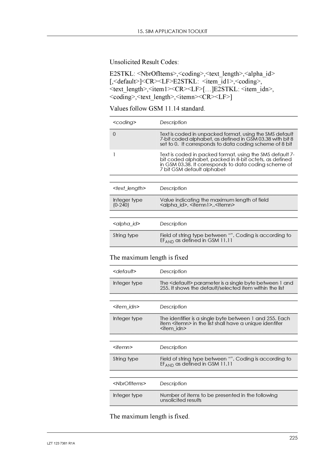 Standard Horizon GM29 manual Maximum length is fixed 