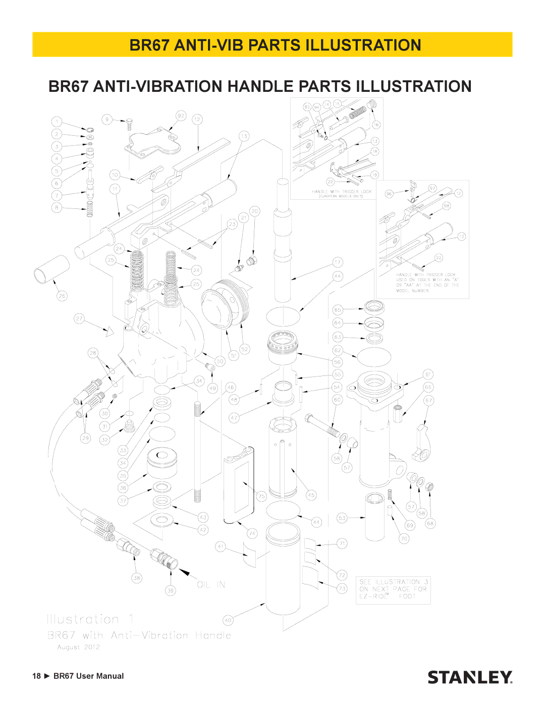 Stanley Black & Decker BR67 manual 