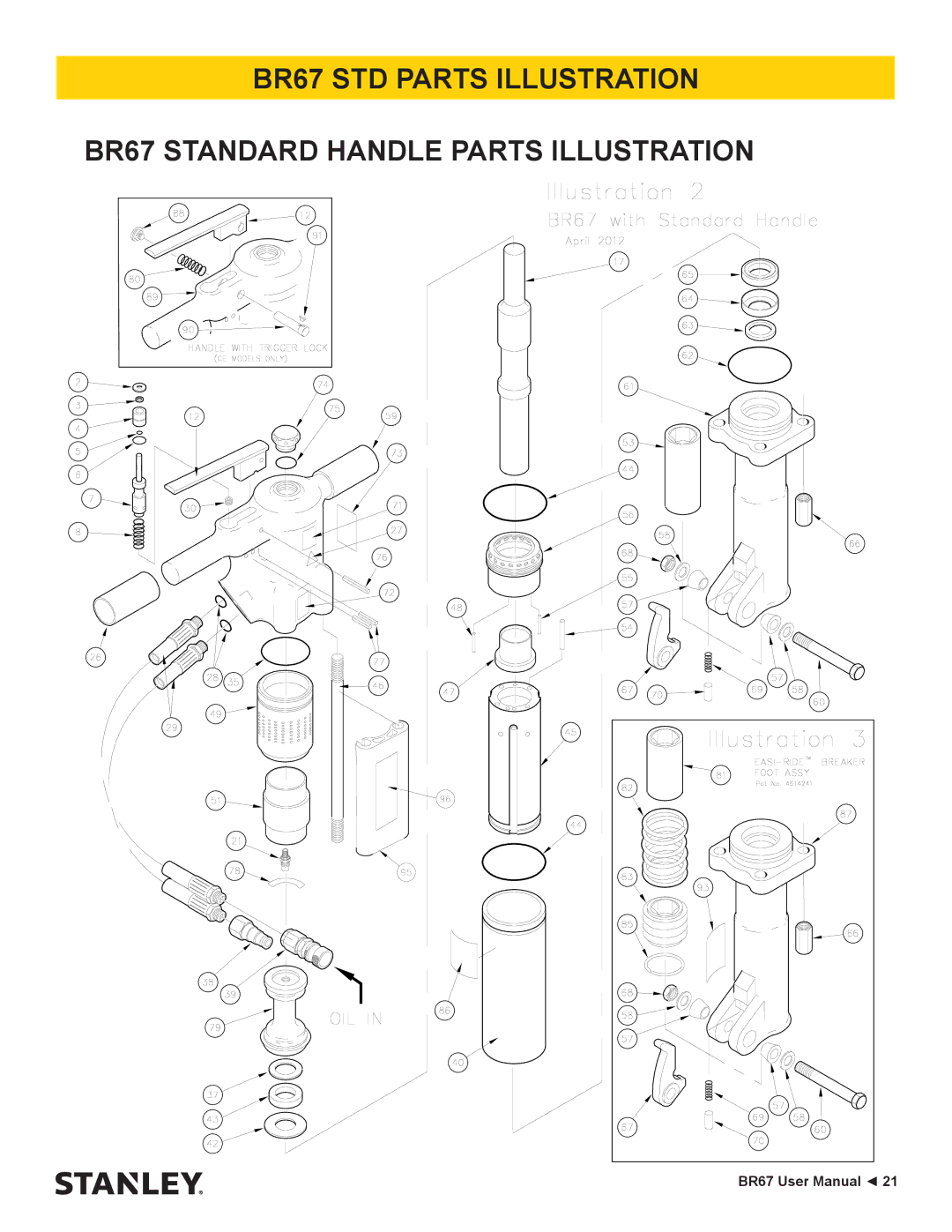 Stanley Black & Decker BR67 manual 