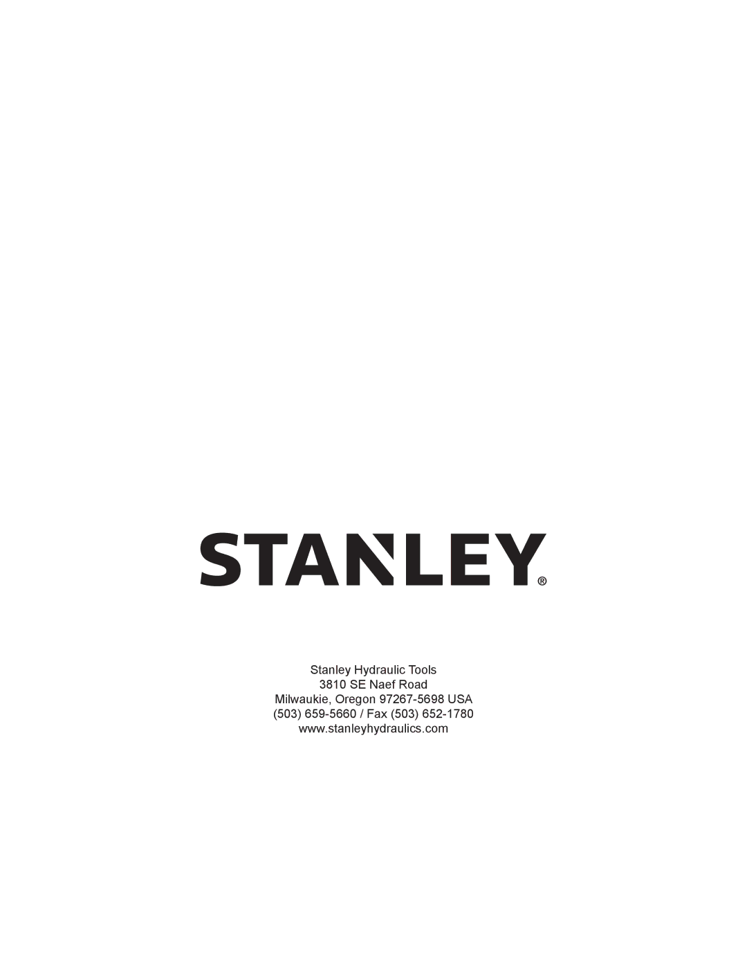 Stanley Black & Decker CO25 user manual 