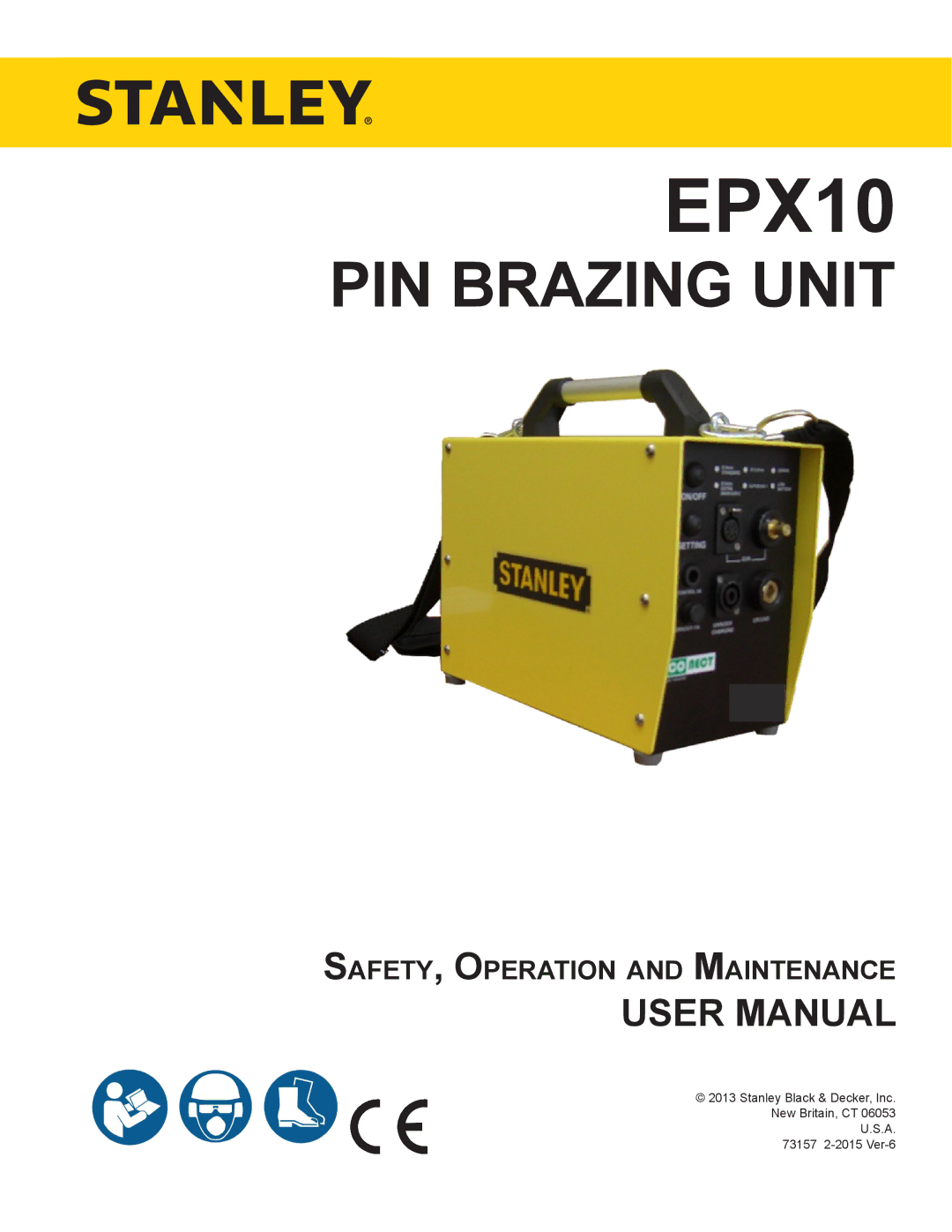 Stanley Black & Decker EPX10 user manual 