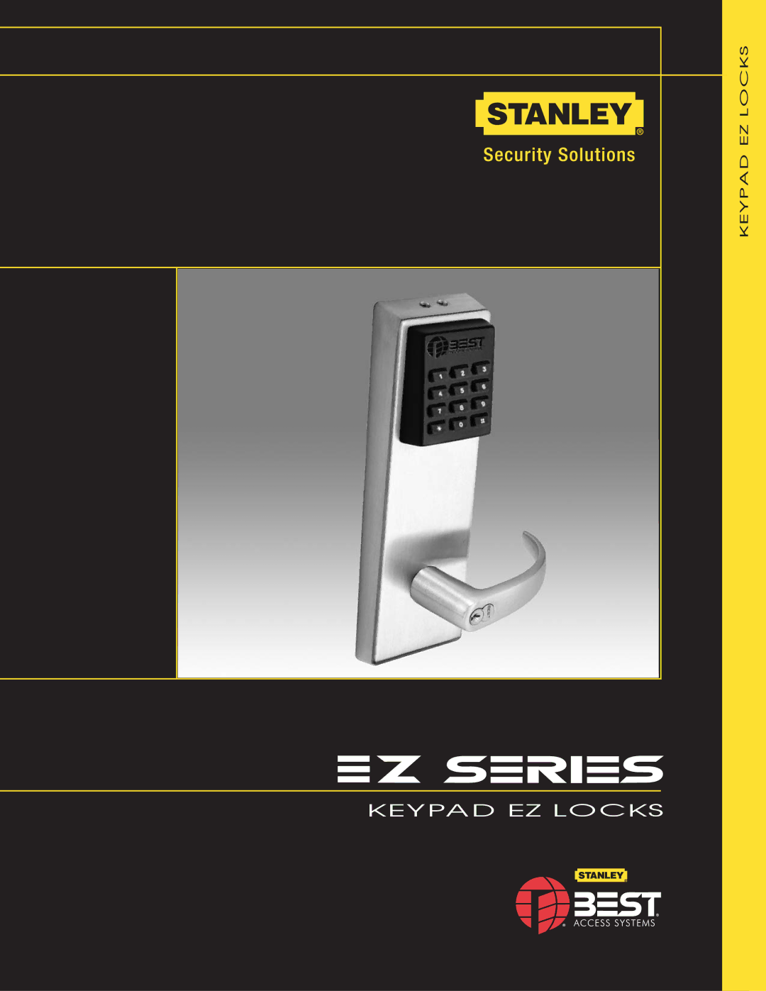 Stanley Black & Decker KEYPAD EZ LOCKS manual Keypad EZ Locks 