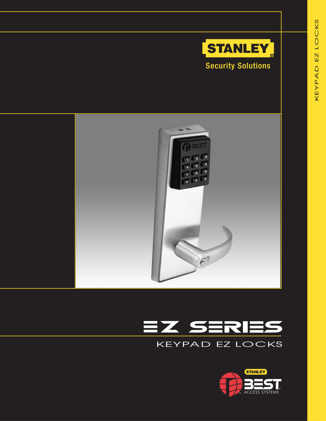 Stanley Black & Decker KEYPAD EZ LOCKS manual Keypad Ez Locks 