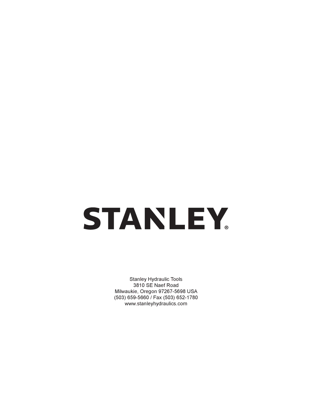 Stanley Black & Decker MHP3 user manual 