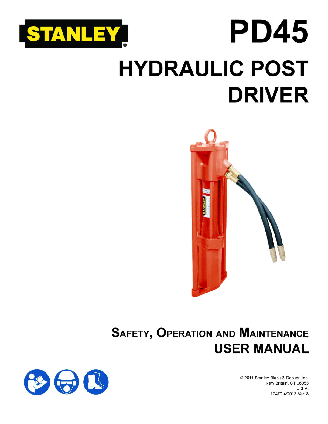 Stanley Black & Decker PD45 user manual 