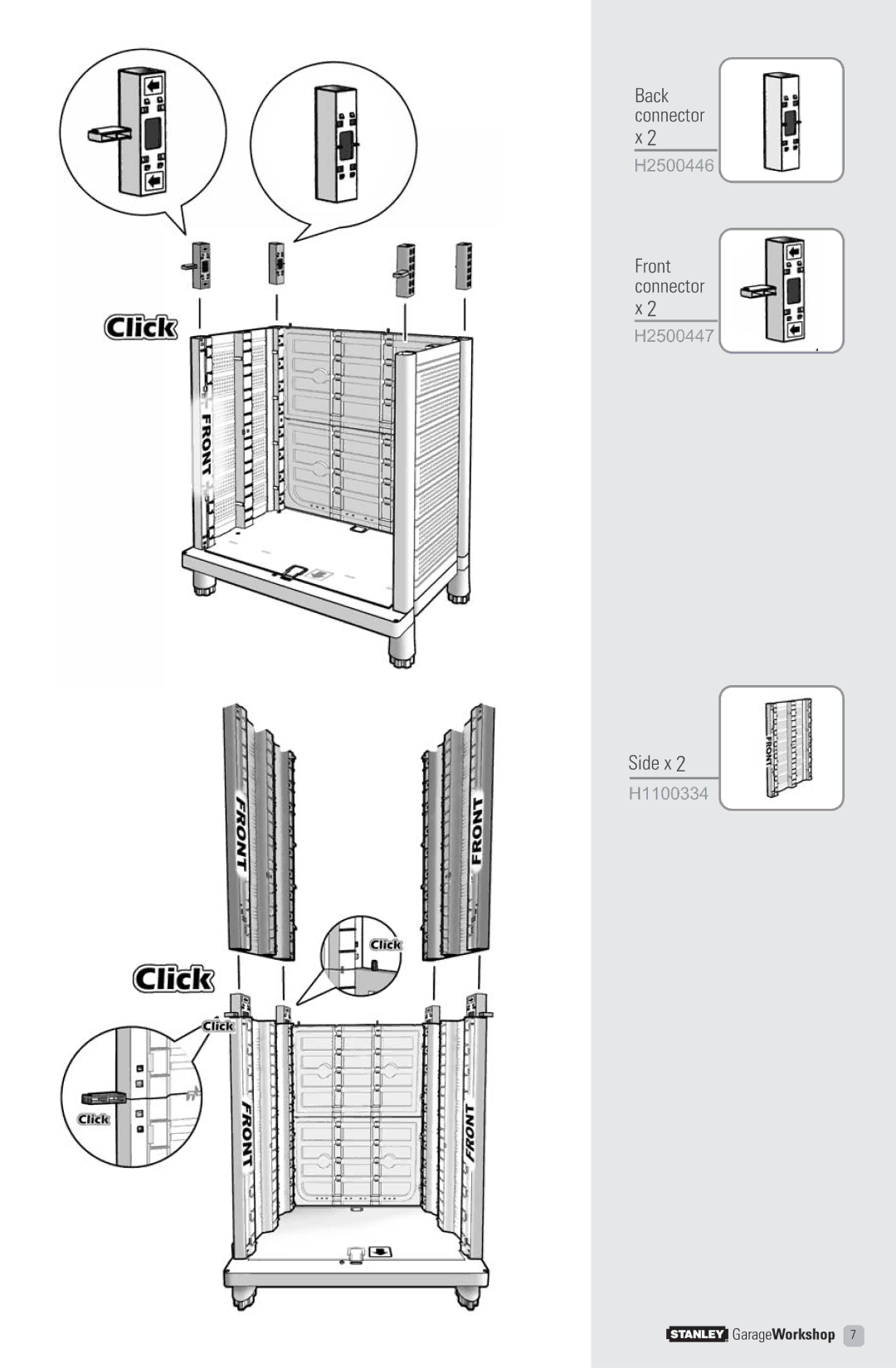 Stanley Black & Decker T3 manual H2500446, H2500447 