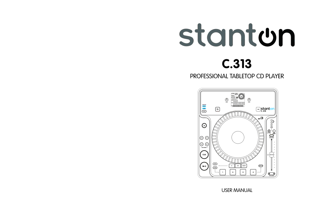 Stanton C.313 user manual 