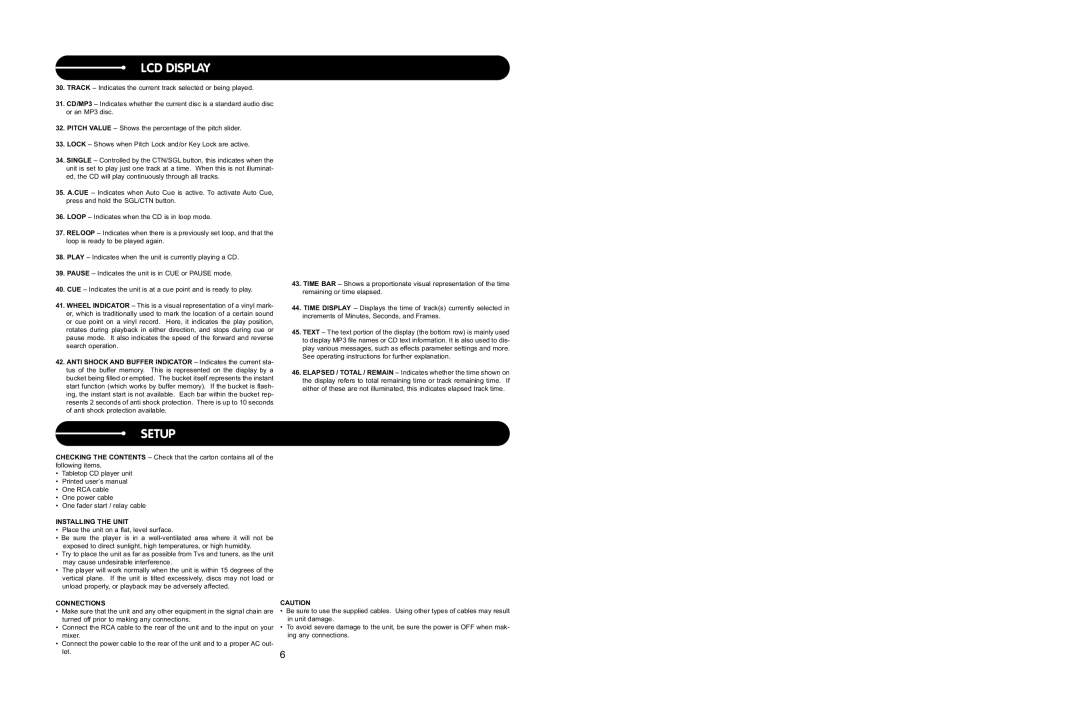 Stanton C.313 user manual Operating Instructions, Updating Firmware 