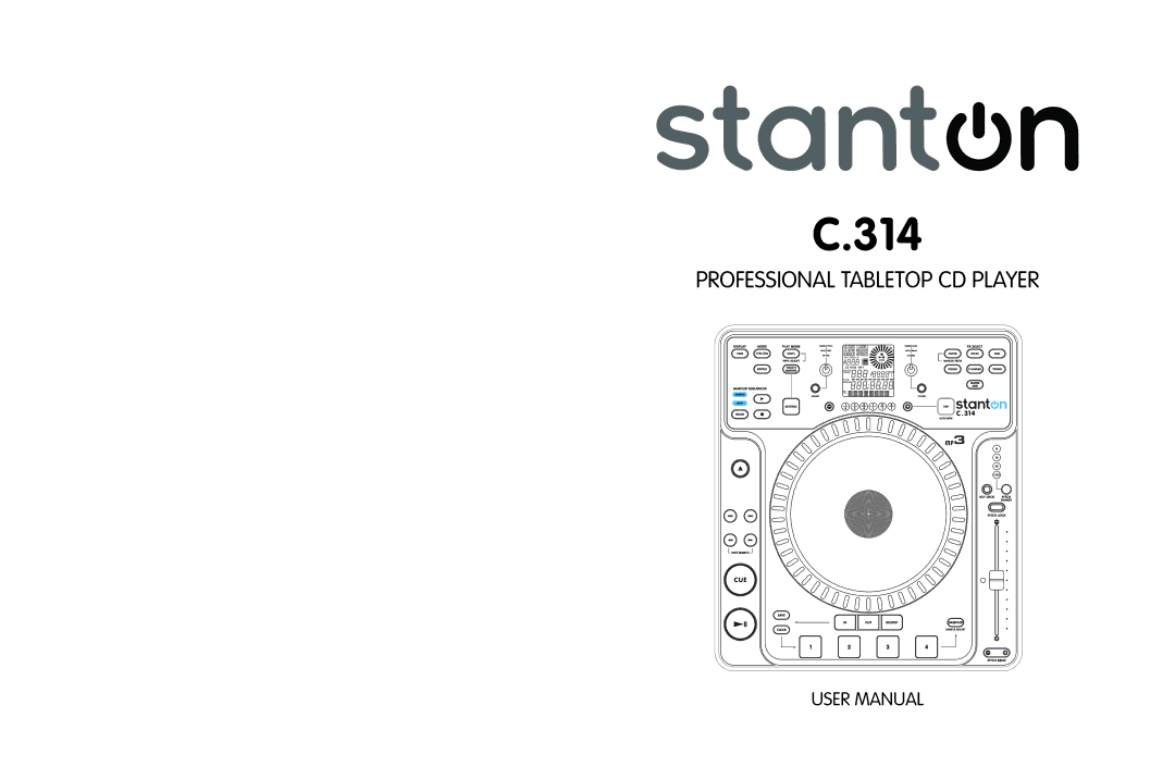 Stanton C.314 user manual 