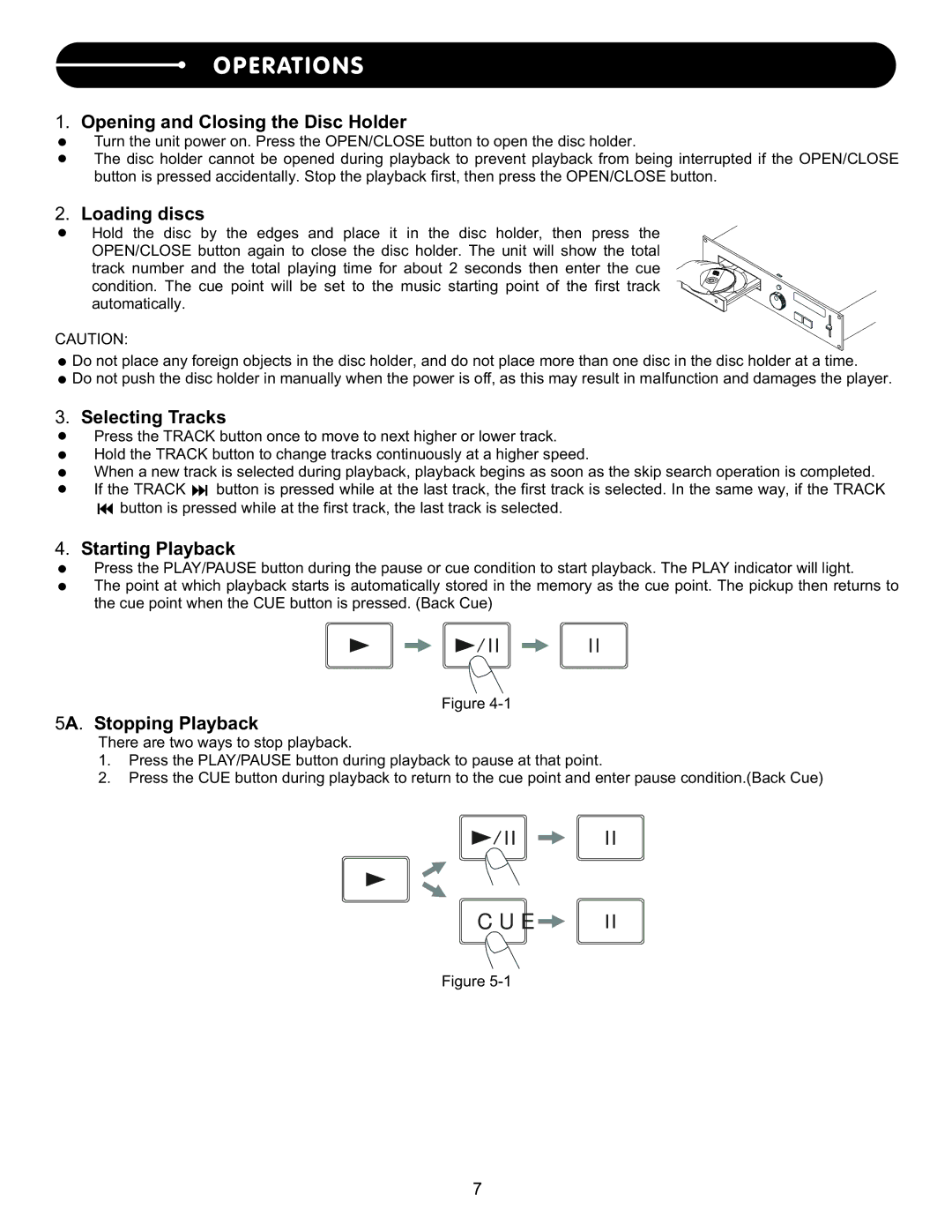 Stanton C.402 user manual Operations 