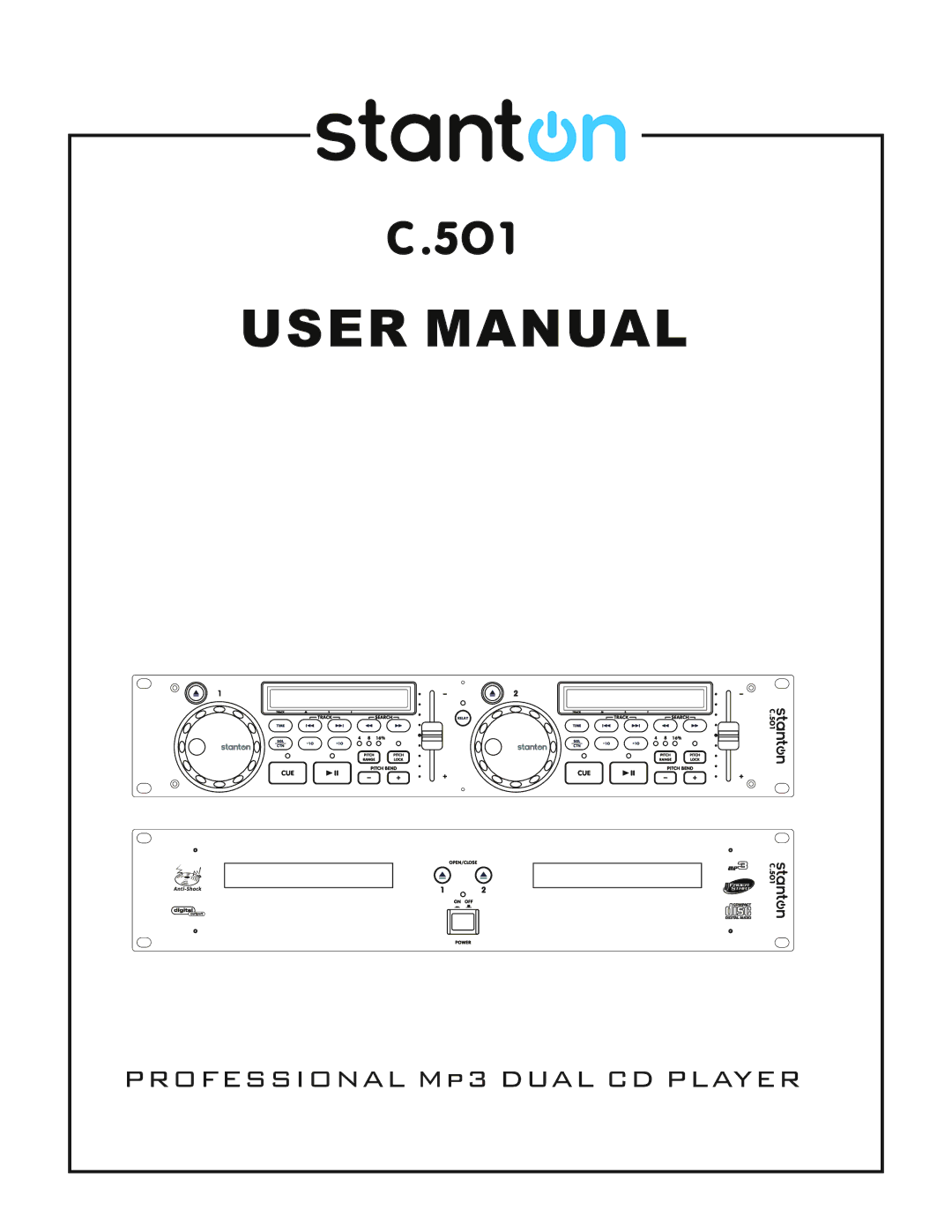 Stanton C.501 user manual 