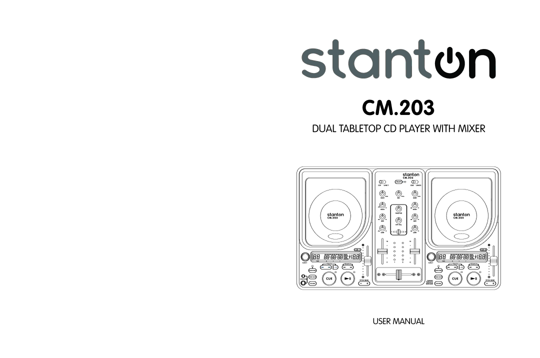 Stanton CM.203 user manual 