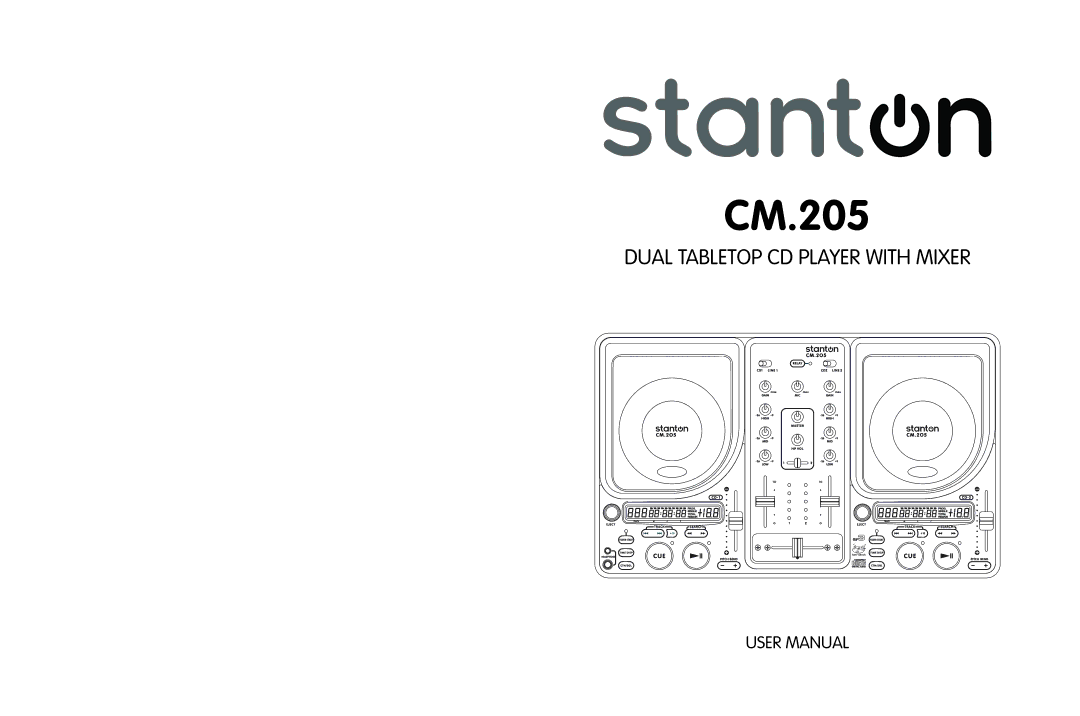 Stanton CM.205 user manual 