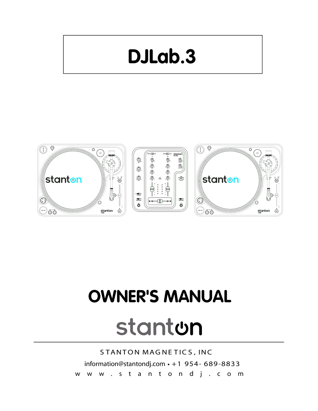 Stanton DJLab.3 owner manual 