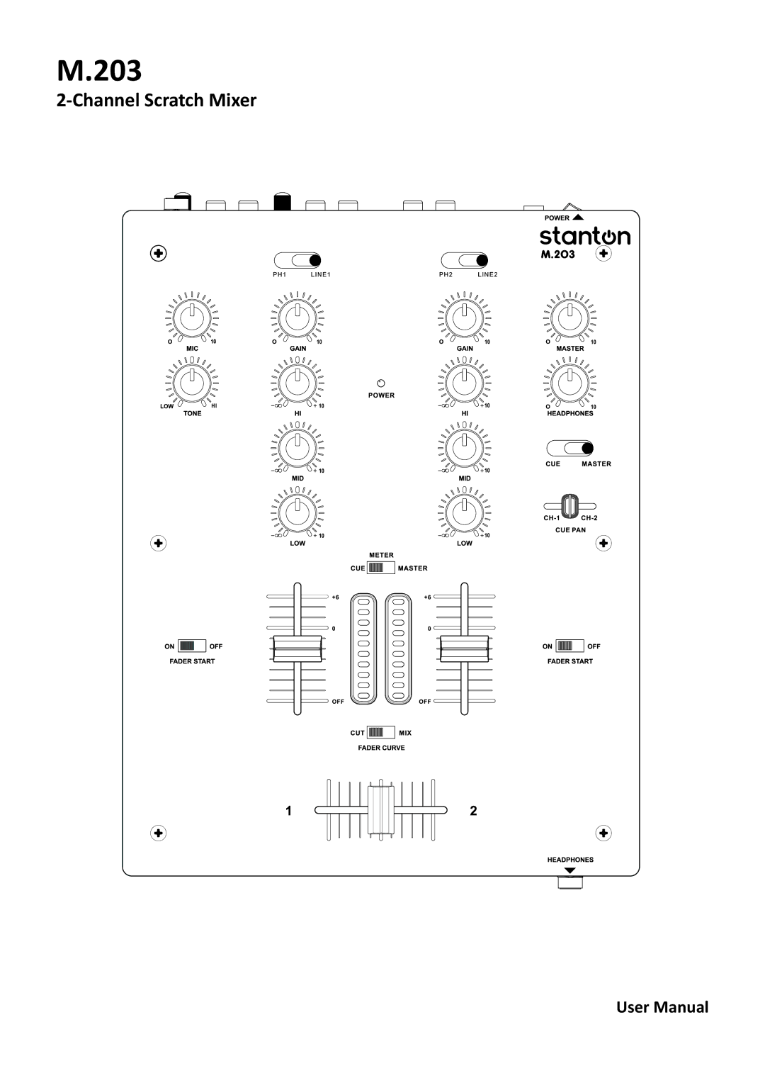 Stanton M.203 user manual 