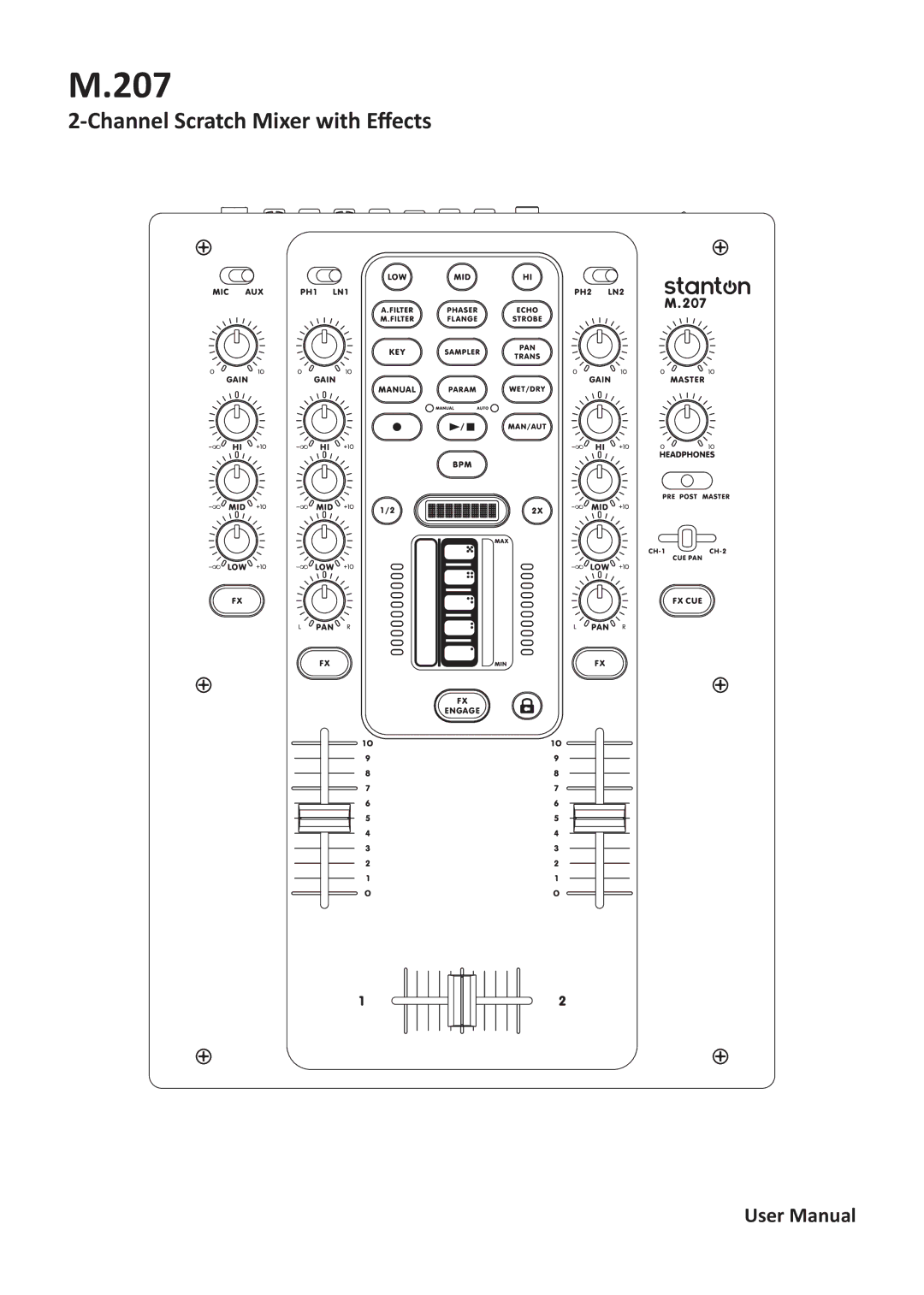 Stanton M.207 user manual 