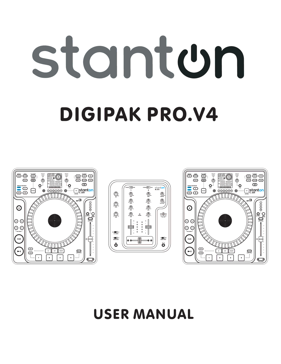 Stanton user manual Digipak PRO.V4 