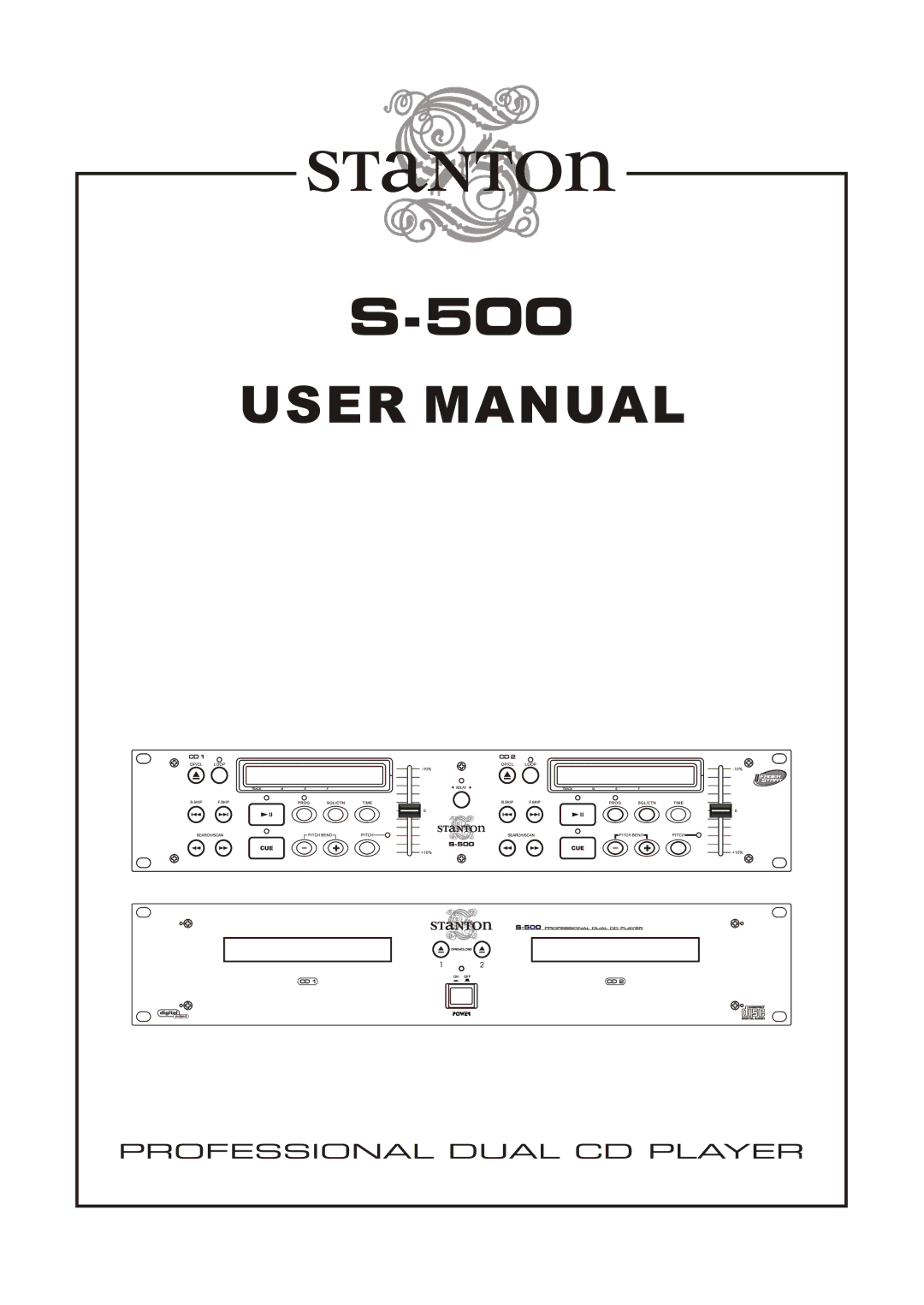 Stanton S-500 user manual 