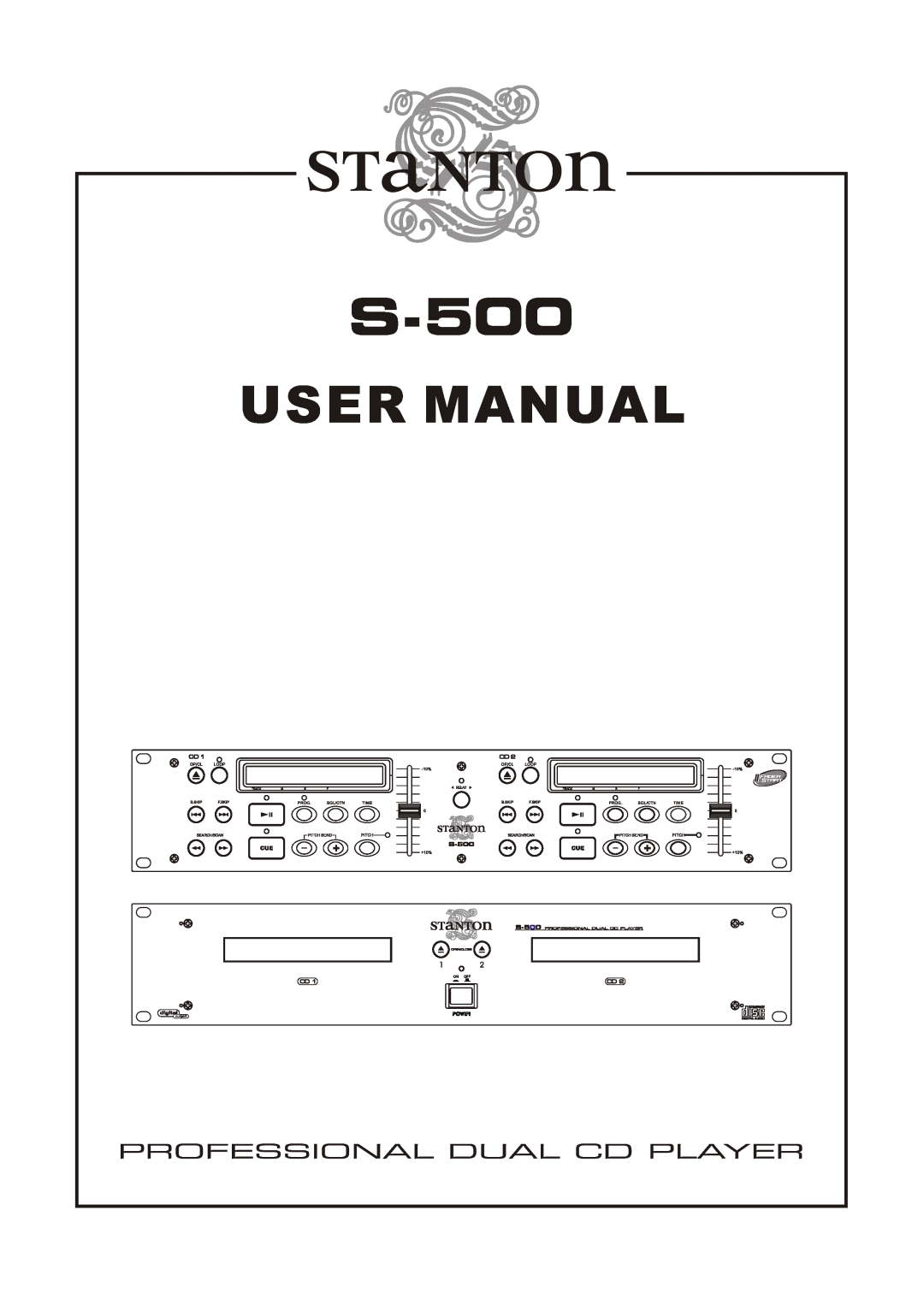 Stanton S-500 user manual 